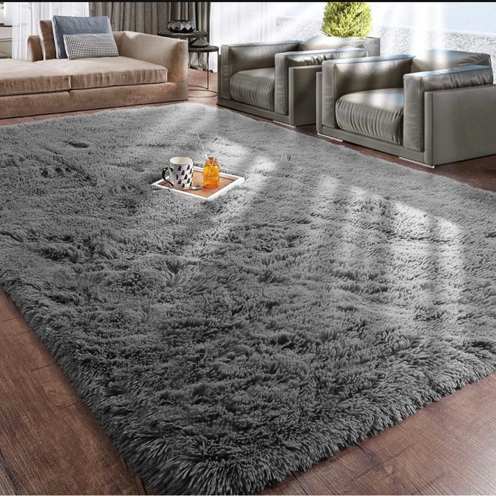 Fluffy Shag Area Rugs 5x7, Soft Plush Fuzzy Shaggy Carpet Rugs